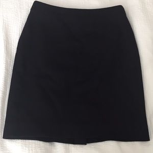 Black J. Crew pencil skirt. NWOT. Wool blend